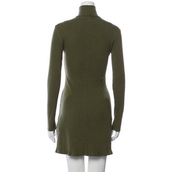 Reformation long sleeve turtle neck rib knit dress - Picture 3 of 8